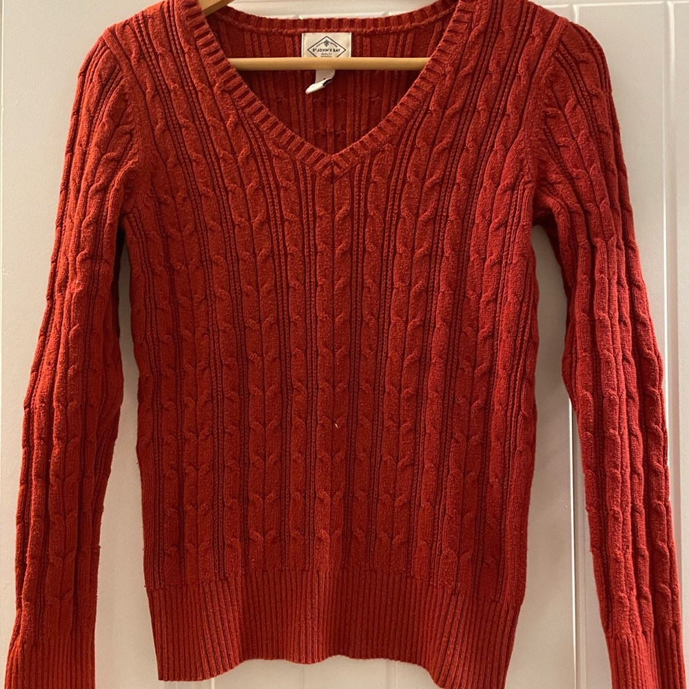 Orange sweater